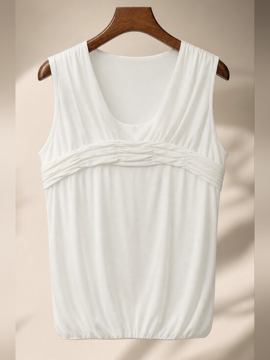 Max Studio Tops - New Max Studio White Sleeveless Top